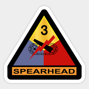 3rd Armored - Division Spearhead wo Txt Sticker